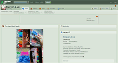 Desktop Screenshot of forevers-a-lie.deviantart.com