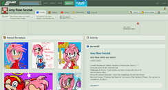 Desktop Screenshot of amy-rose-fanclub.deviantart.com