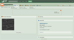 Desktop Screenshot of mobileappicons.deviantart.com