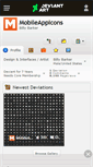 Mobile Screenshot of mobileappicons.deviantart.com