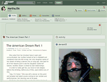 Tablet Screenshot of marthaj56.deviantart.com