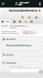 Mobile Screenshot of myxsuicidalxromance.deviantart.com