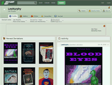 Tablet Screenshot of leemurphy.deviantart.com