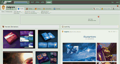 Desktop Screenshot of maigrane.deviantart.com