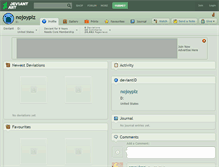 Tablet Screenshot of nojoyplz.deviantart.com