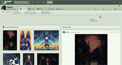 Desktop Screenshot of clacier.deviantart.com