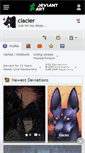 Mobile Screenshot of clacier.deviantart.com