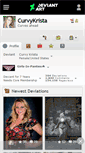 Mobile Screenshot of curvykrista.deviantart.com