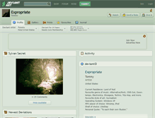 Tablet Screenshot of expropriate.deviantart.com