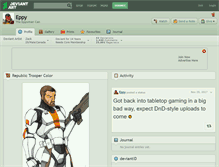 Tablet Screenshot of eppy.deviantart.com