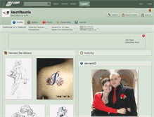 Tablet Screenshot of kauniitaunia.deviantart.com