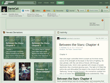 Tablet Screenshot of daniecali.deviantart.com