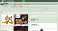 Desktop Screenshot of kero-chan.deviantart.com