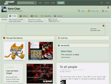 Tablet Screenshot of kero-chan.deviantart.com