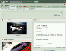 Tablet Screenshot of gtart.deviantart.com