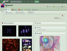 Tablet Screenshot of ikghassassin.deviantart.com