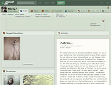 Tablet Screenshot of niki127.deviantart.com