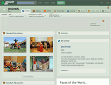 Tablet Screenshot of jessbrady.deviantart.com