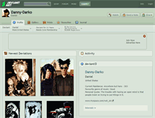 Tablet Screenshot of danny-darko.deviantart.com