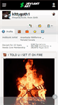 Mobile Screenshot of kittygoth1.deviantart.com