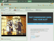 Tablet Screenshot of knilzy95.deviantart.com