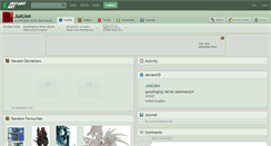 Desktop Screenshot of justjon.deviantart.com