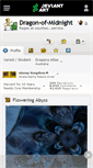 Mobile Screenshot of dragon-of-midnight.deviantart.com