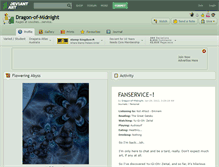 Tablet Screenshot of dragon-of-midnight.deviantart.com