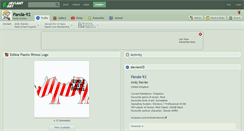 Desktop Screenshot of panda-92.deviantart.com