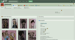 Desktop Screenshot of littleemogir.deviantart.com