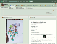 Tablet Screenshot of nacora.deviantart.com