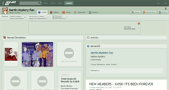 Desktop Screenshot of martin-mystery-fan.deviantart.com