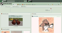 Desktop Screenshot of burntoncheese.deviantart.com