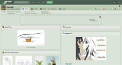 Desktop Screenshot of harudo.deviantart.com