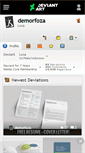 Mobile Screenshot of demorfoza.deviantart.com