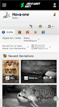 Mobile Screenshot of nova-one.deviantart.com