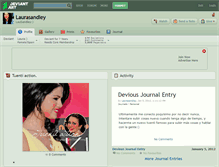 Tablet Screenshot of laurasandley.deviantart.com