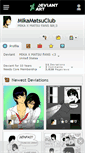 Mobile Screenshot of mikamatsuclub.deviantart.com