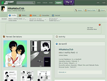 Tablet Screenshot of mikamatsuclub.deviantart.com