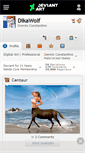 Mobile Screenshot of dikawolf.deviantart.com