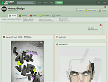 Tablet Screenshot of neimad-design.deviantart.com
