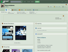 Tablet Screenshot of kiya-orukawa.deviantart.com