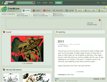 Tablet Screenshot of evanbryce.deviantart.com