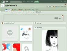 Tablet Screenshot of inuyashaayane14.deviantart.com