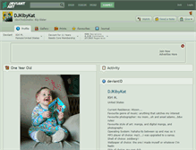 Tablet Screenshot of djkibykat.deviantart.com