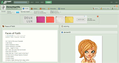 Desktop Screenshot of disneyheart96.deviantart.com