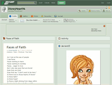 Tablet Screenshot of disneyheart96.deviantart.com