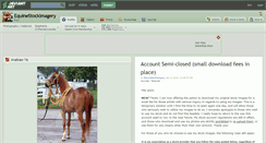 Desktop Screenshot of equinestockimagery.deviantart.com