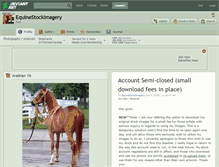 Tablet Screenshot of equinestockimagery.deviantart.com