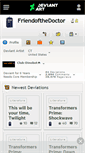 Mobile Screenshot of friendofthedoctor.deviantart.com